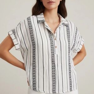 NWT Striped Lightweight top